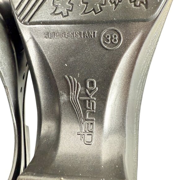 Dansko Pixie Molded EVA Floral Embossed Mules Clogs Black Women’s Sz 38 US 7.5 8 - Picture 8 of 8